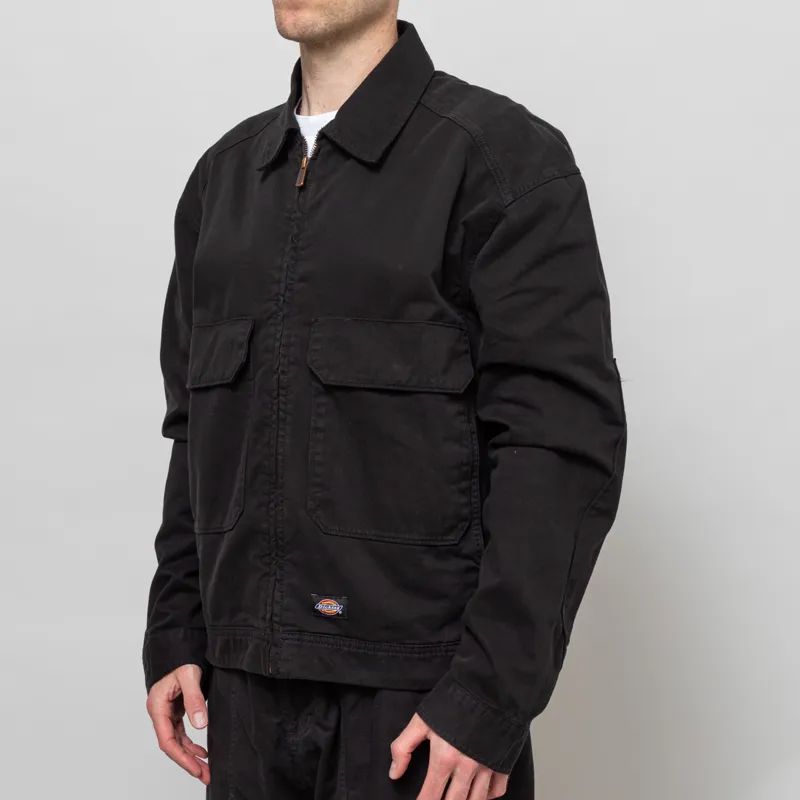 Dickies Fort Smith Trucker Jacket Black-1