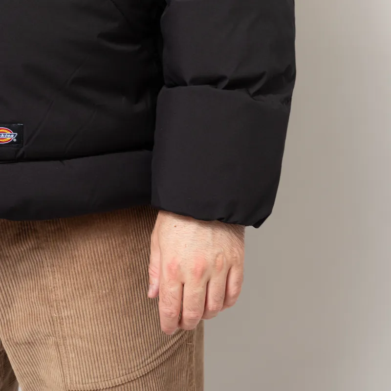 Dickies Eagleville Hooded Puffer Jacket Black-11