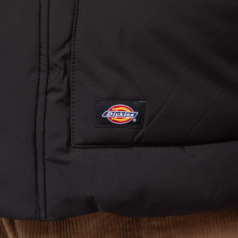 Dickies Eagleville Hooded Puffer Jacket Black-8