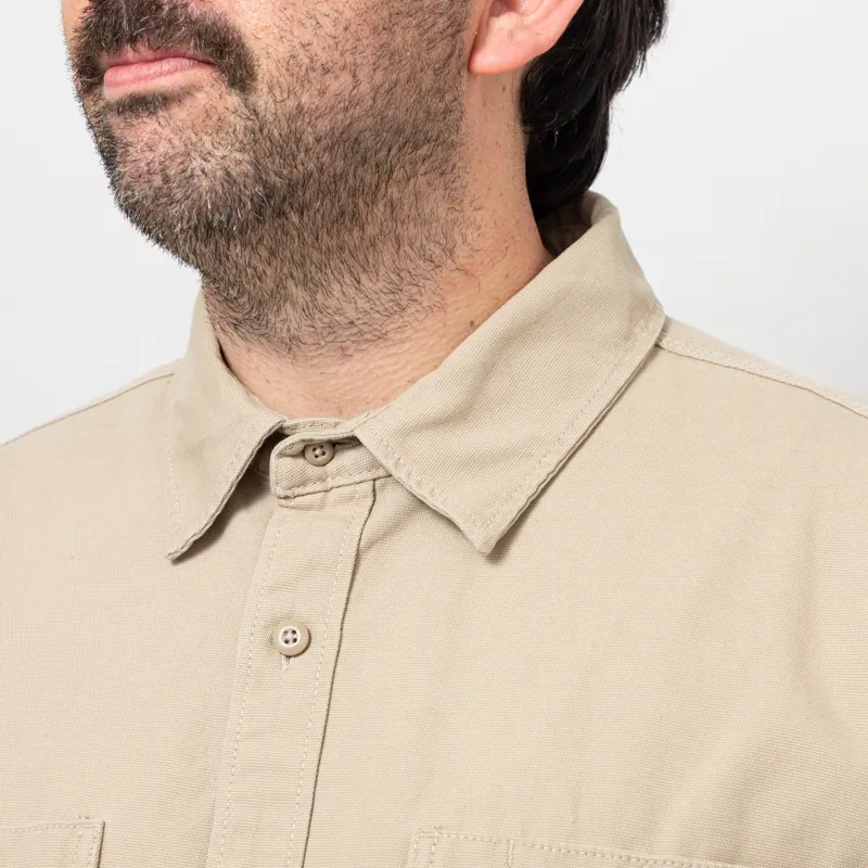 Dickies Long Sleeve Canvas Shirt Desert Sand-8