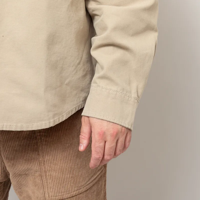 Dickies Long Sleeve Canvas Shirt Desert Sand-5