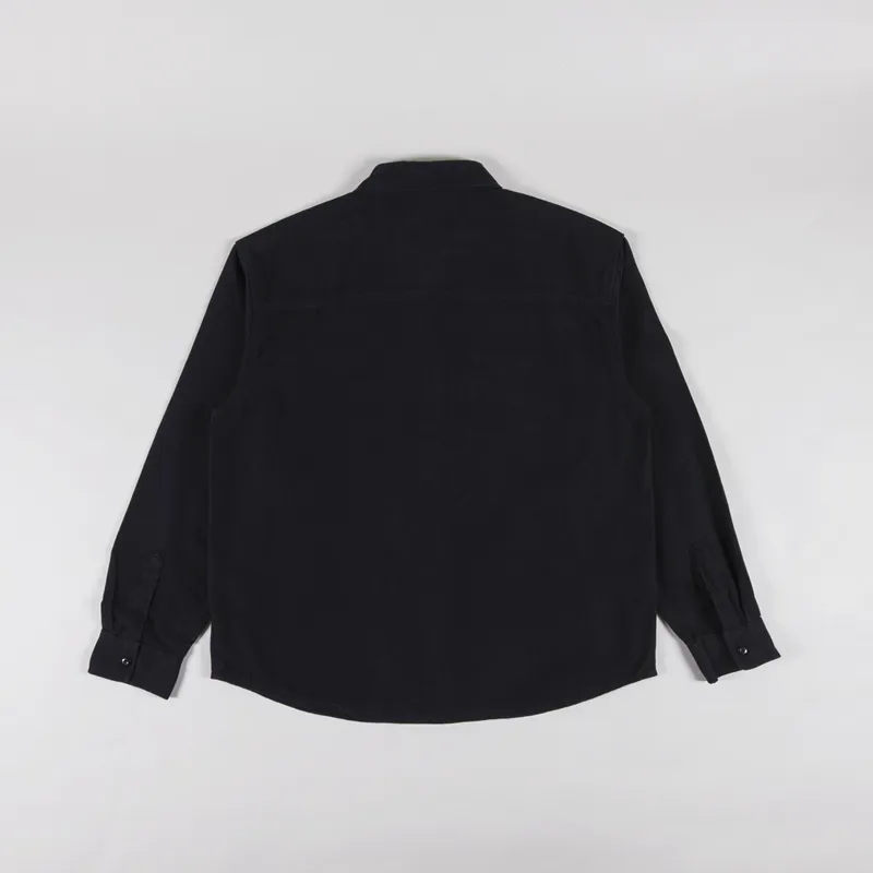 Dickies Long Sleeve Canvas Shirt Black-1