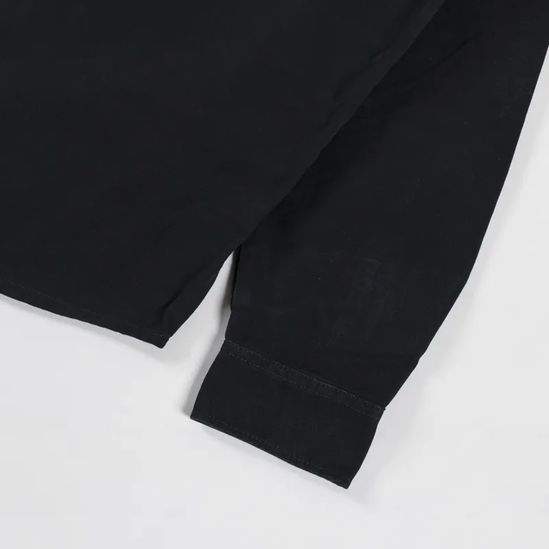 Dickies Long Sleeve Canvas Shirt Black-6