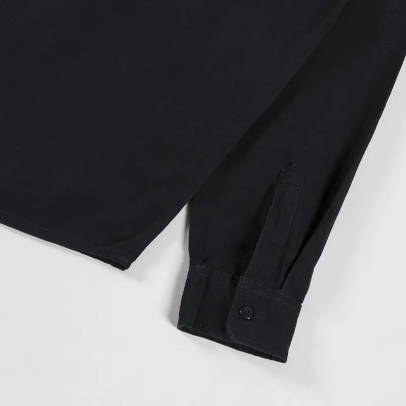 Dickies Long Sleeve Canvas Shirt Black-7