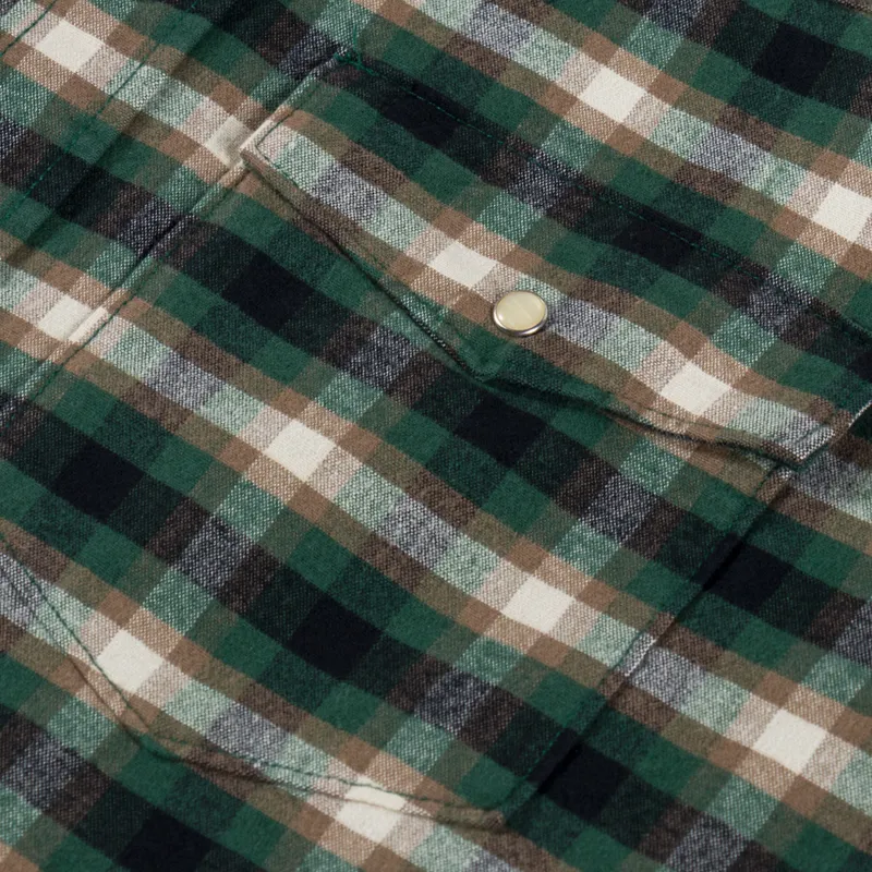 Dickies Johnsonville Long Sleeve Shirt Pine Needle Green-5