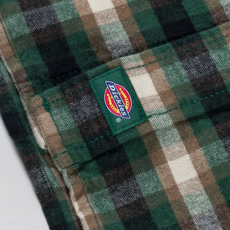 Dickies Johnsonville Long Sleeve Shirt Pine Needle Green-7