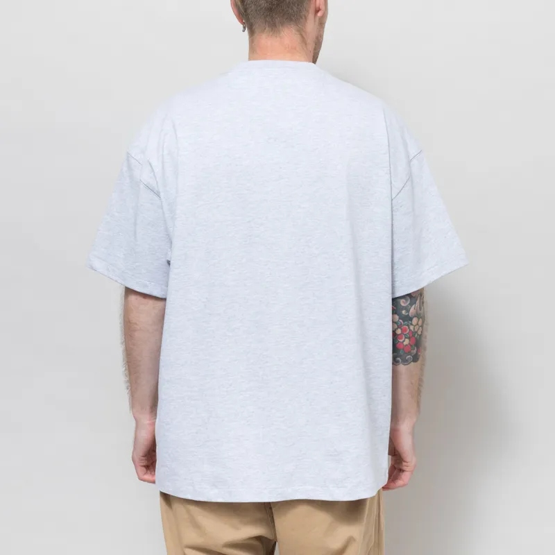 Dickies Mineral Heavyweight T Shirt Light Grey-1