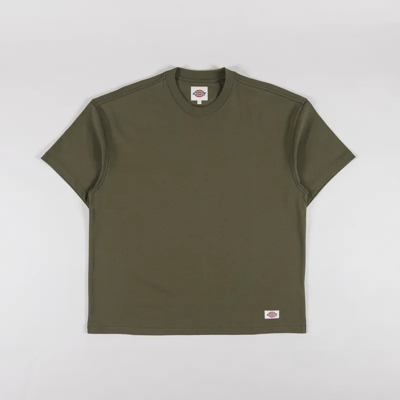 Dickies Mineral Heavyweight T Shirt Military Green