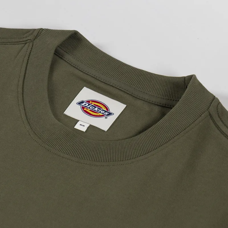 Dickies Mineral Heavyweight T Shirt Military Green-2