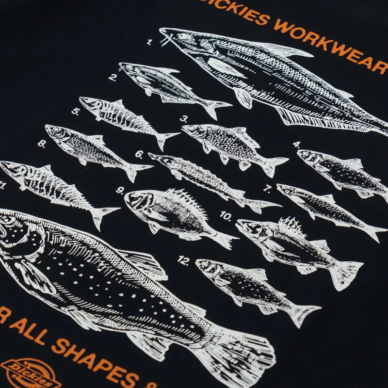 Dickies Laryville T Shirt Black-4