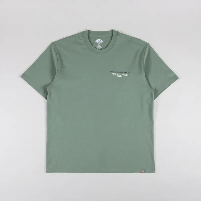 Dickies Laryville T Shirt Sea Spray-1