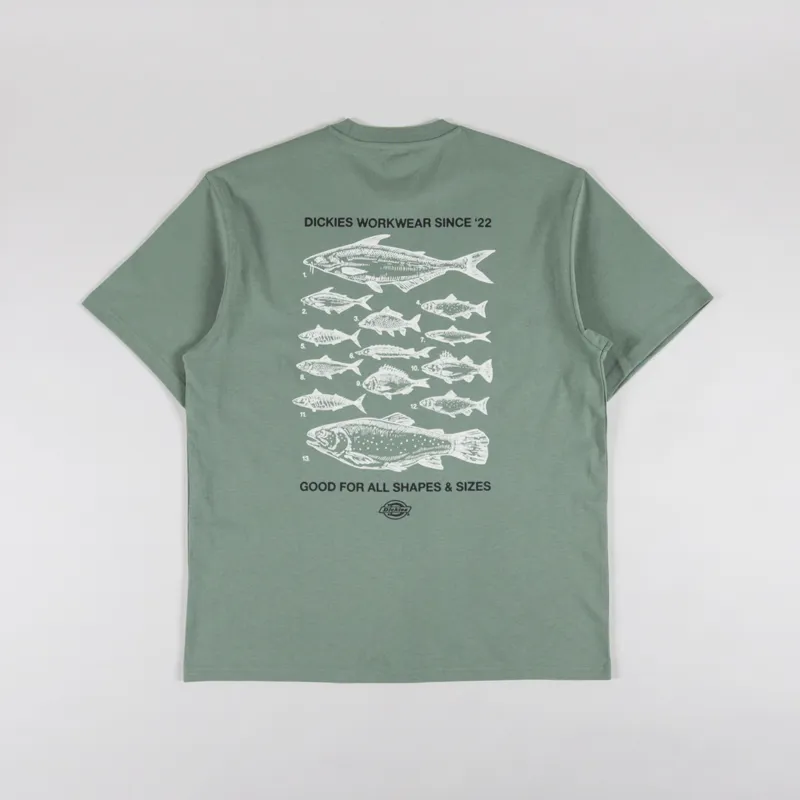 Dickies Laryville T Shirt Sea Spray