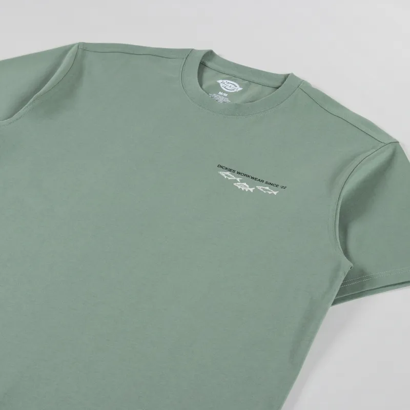 Dickies Laryville T Shirt Sea Spray-3