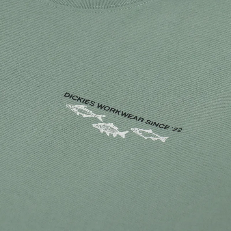 Dickies Laryville T Shirt Sea Spray-5