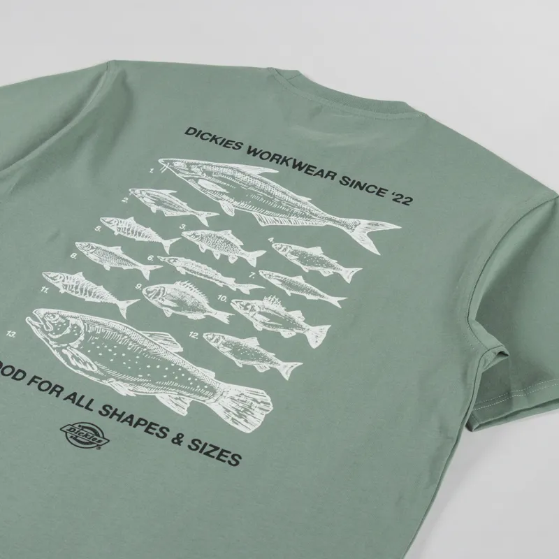 Dickies Laryville T Shirt Sea Spray-2