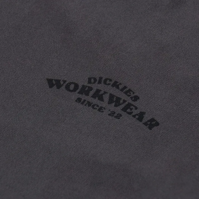 Dickies Christiana Garment Dyed T Shirt Black-5