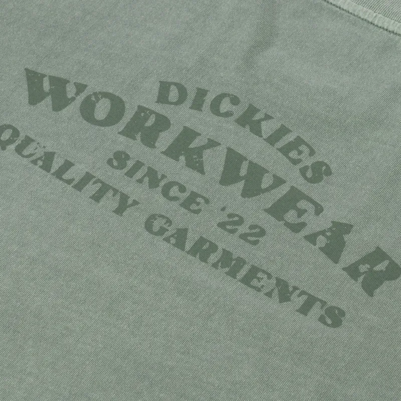 Dickies Christiana Garment Dyed T Shirt Sea Spray-4