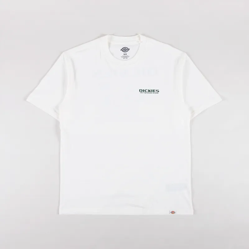Dickies Burns T Shirt Egret-1