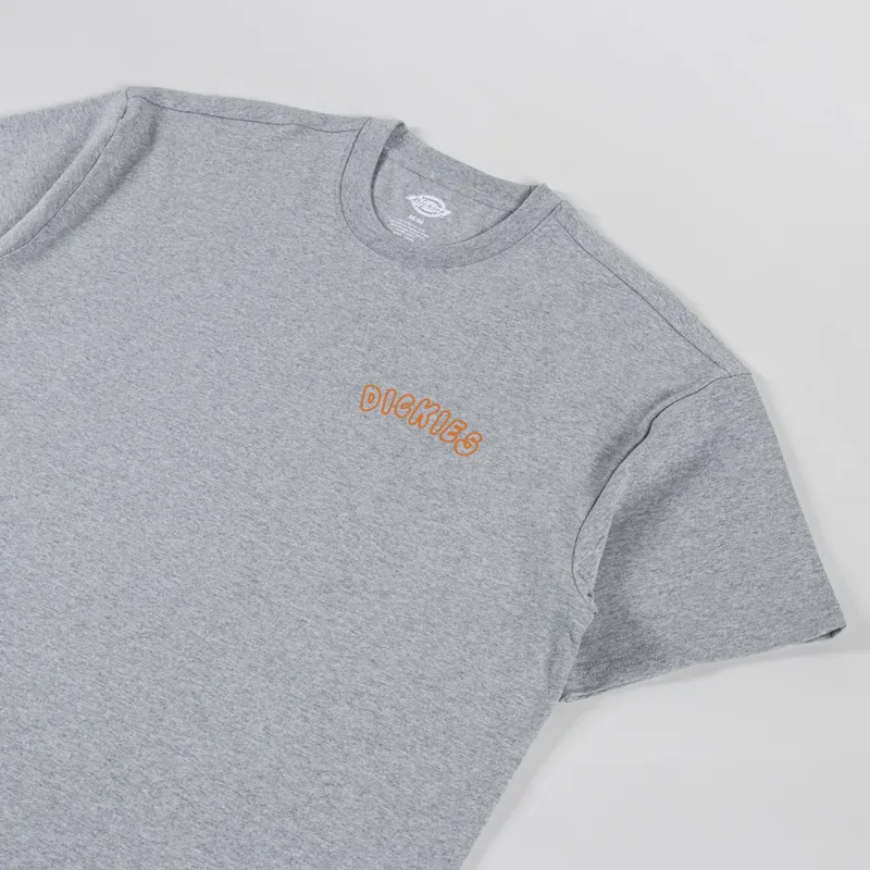 Dickies Decartuville T Shirt Grey Melange-3
