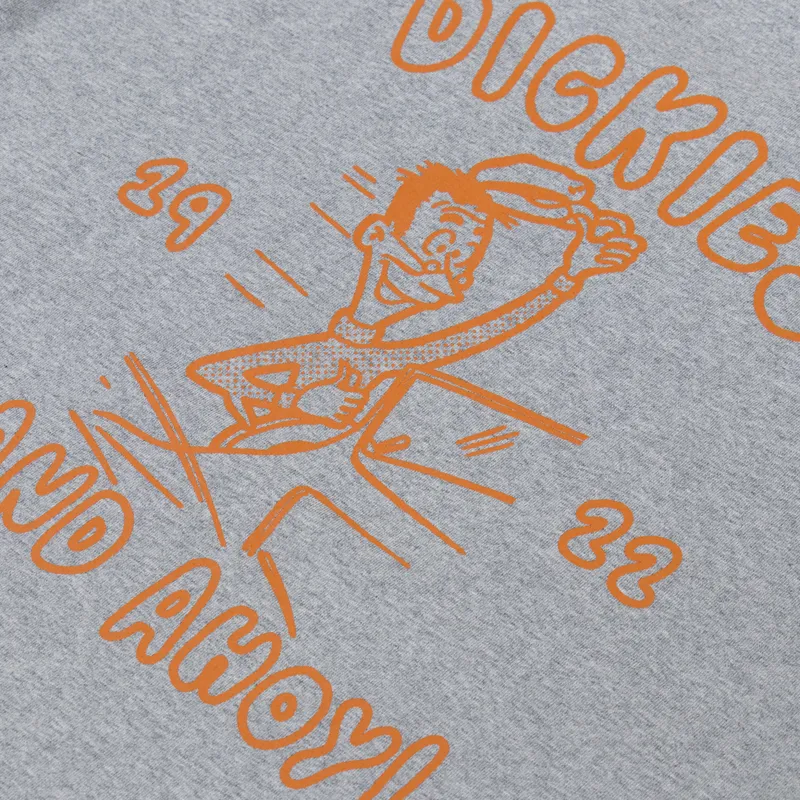 Dickies Decartuville T Shirt Grey Melange-4