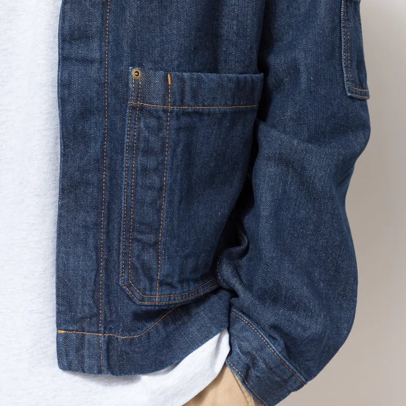 Dickies x Harley-Davidson Boxy Denim Jacket Rinsed Indigo Blue-9