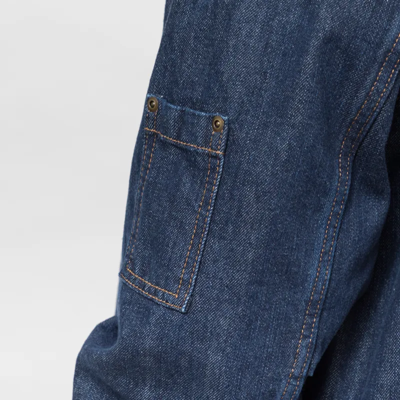 Dickies x Harley-Davidson Boxy Denim Jacket Rinsed Indigo Blue-6