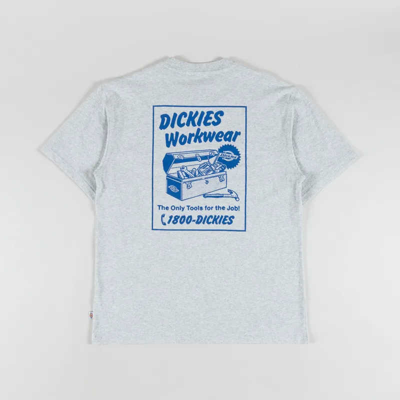 Dickies Dry Ridge T Shirt Light Grey