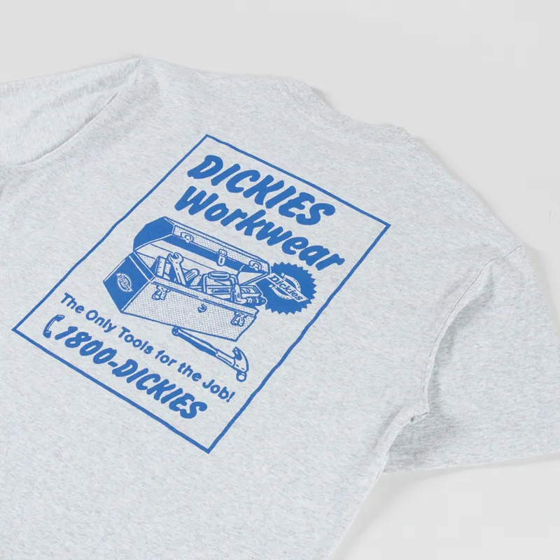 Dickies Dry Ridge T Shirt Light Grey-2