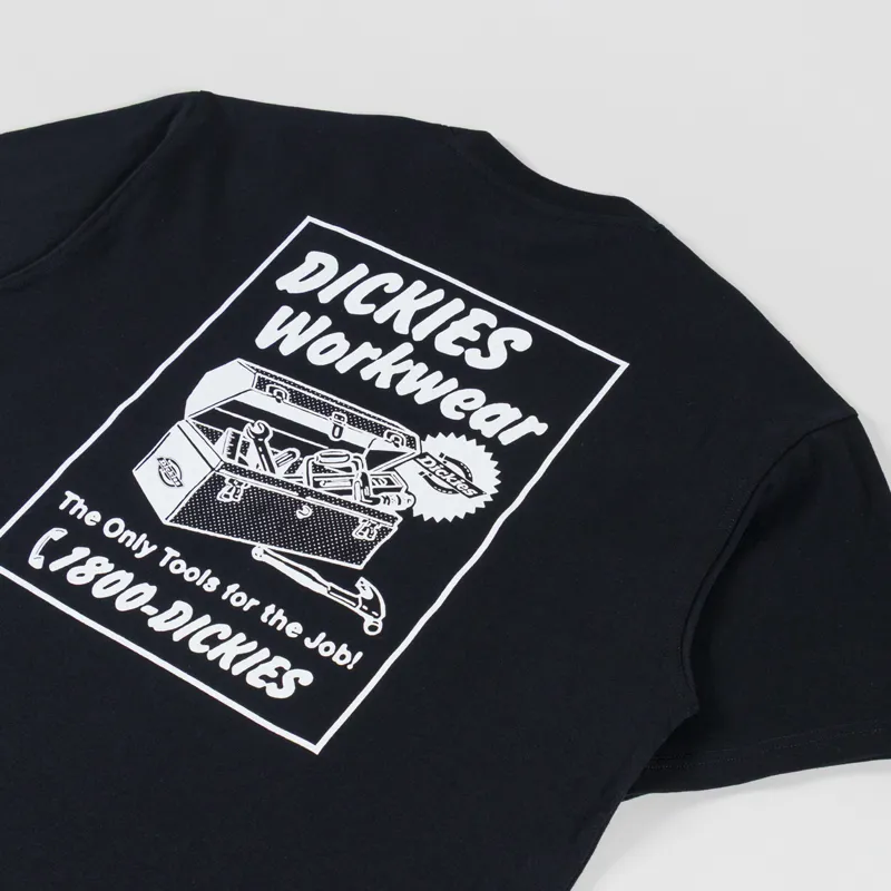 Dickies Dry Ridge T Shirt Black-2