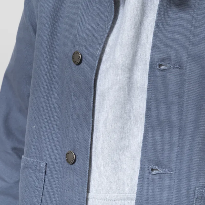 Dickies Womens Unlined Canvas Chore Jacket Retro Indigo-7