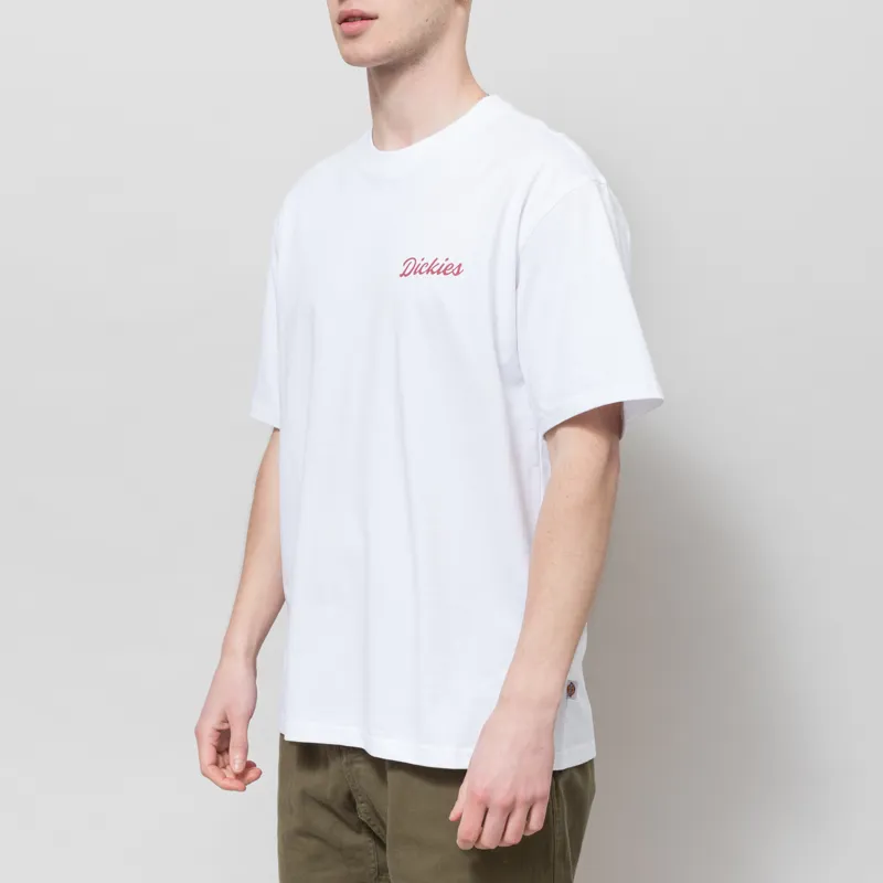Dickies Wellsville T Shirt White-2