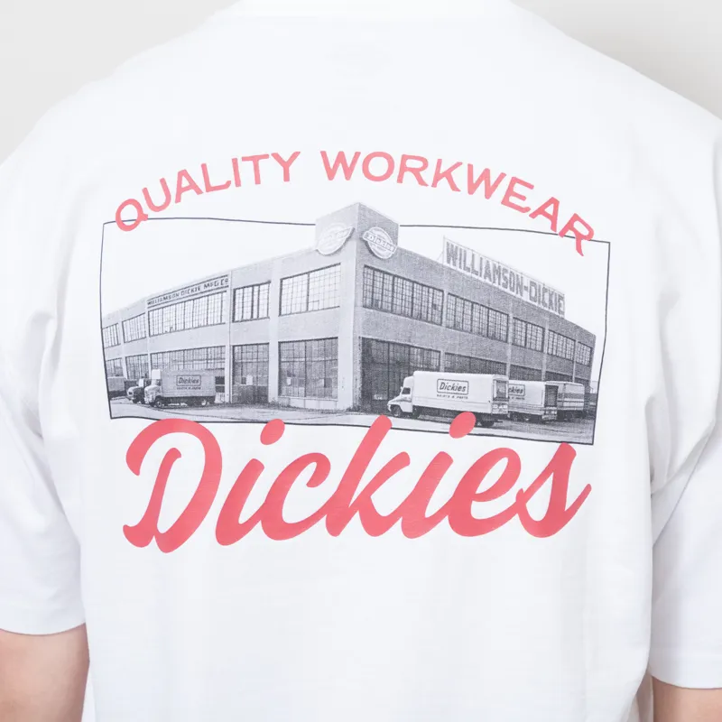 Dickies Wellsville T Shirt White-5