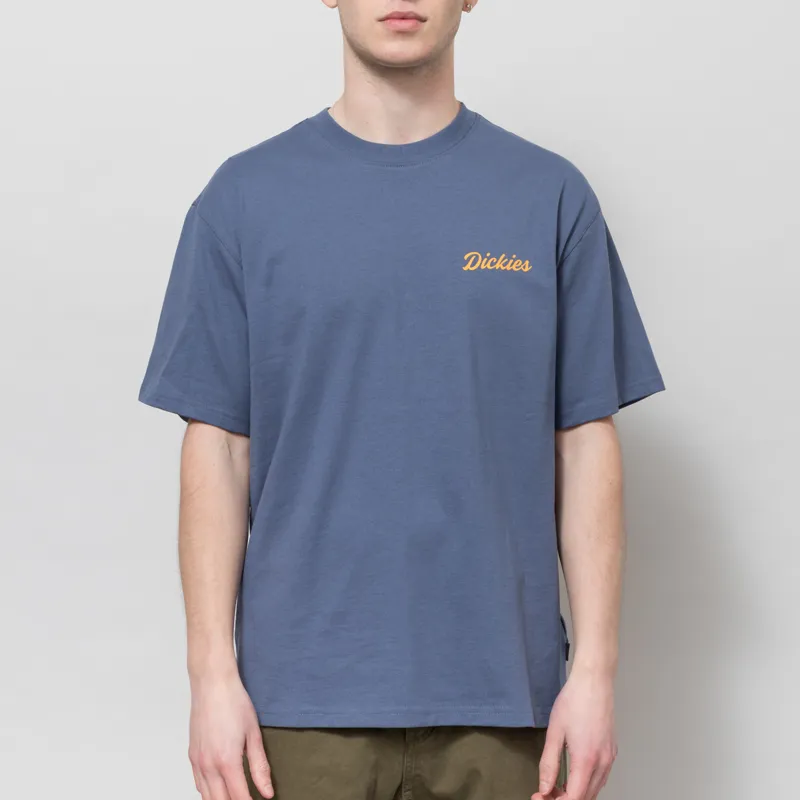 Dickies Wellsville T Shirt Retro Indigo-1