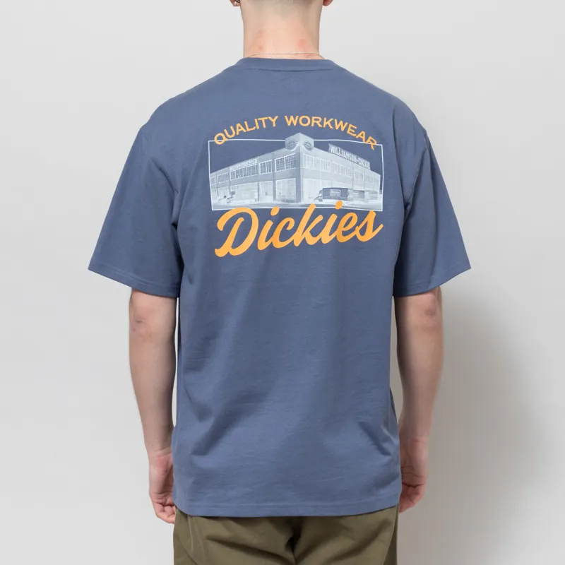 Dickies Wellsville T Shirt Retro Indigo