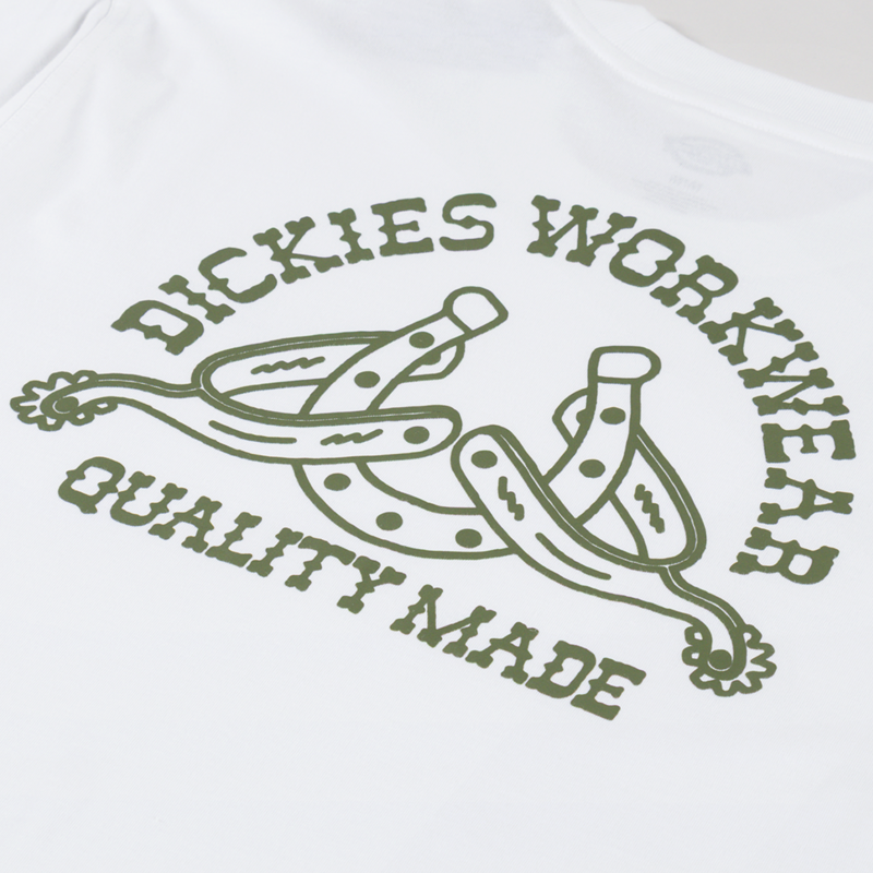 Dickies Bettsville T Shirt White-4
