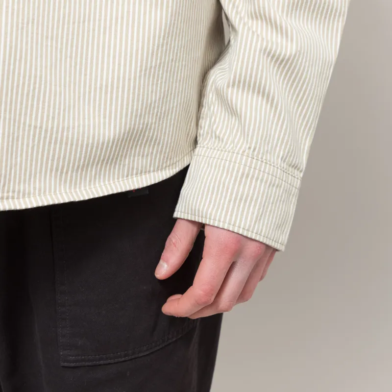 Dickies Hickory Long Sleeve Work Shirt Eucalyptus-6