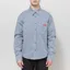 Dickies Hickory Long Sleeve Work Shirt Retro Indigo
