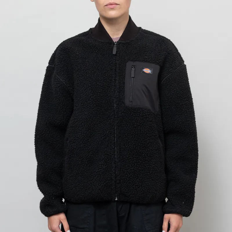 Dickies Womens Central Bomber Jacket Black
