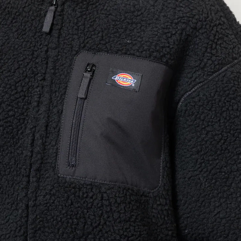 Dickies Womens Central Bomber Jacket Black-6