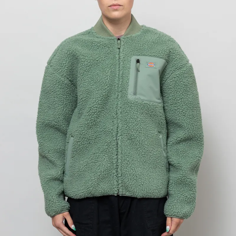 Dickies Womens Central Bomber Jacket Sea Spray