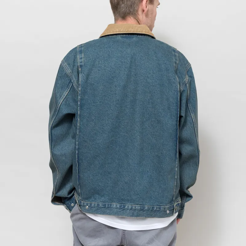 Dickies Denim Painter Jacket Khaki Tinted Blue-2