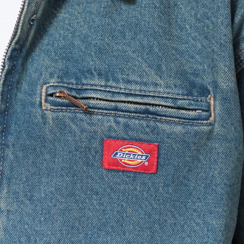 Dickies Denim Painter Jacket Khaki Tinted Blue-4