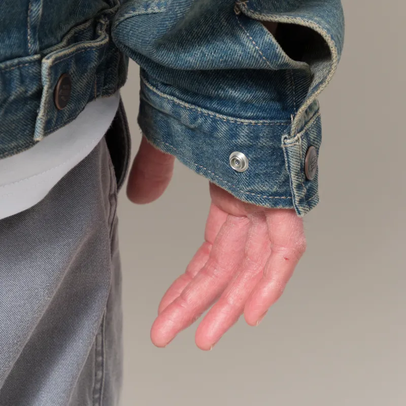 Dickies Denim Painter Jacket Khaki Tinted Blue-9
