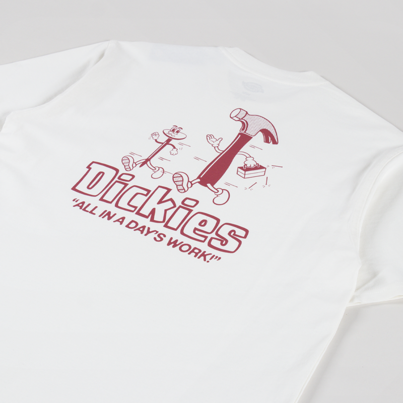 Dickies Fairlawn T Shirt Egret-2