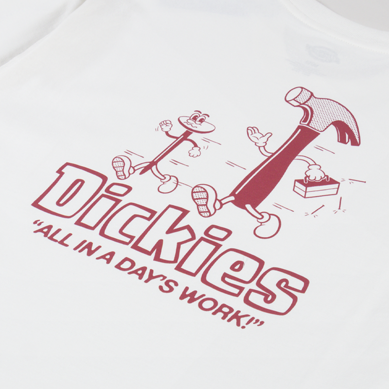 Dickies Fairlawn T Shirt Egret-4