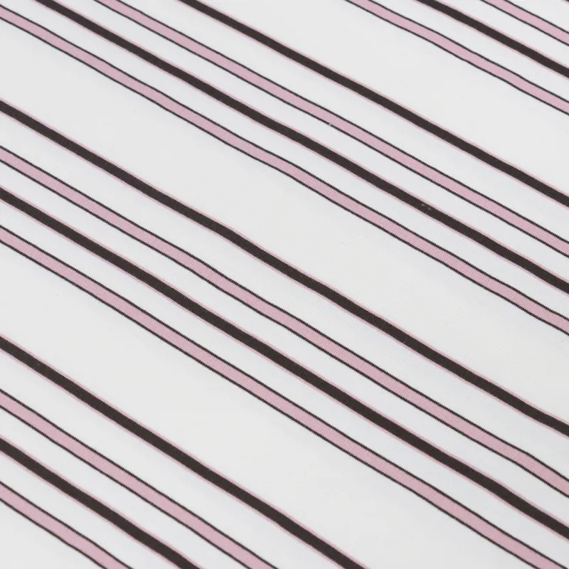 Dickies East Liberty Stripe T Shirt Egret-3