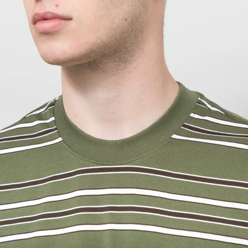 Dickies East Liberty Stripe T Shirt Cypress-2