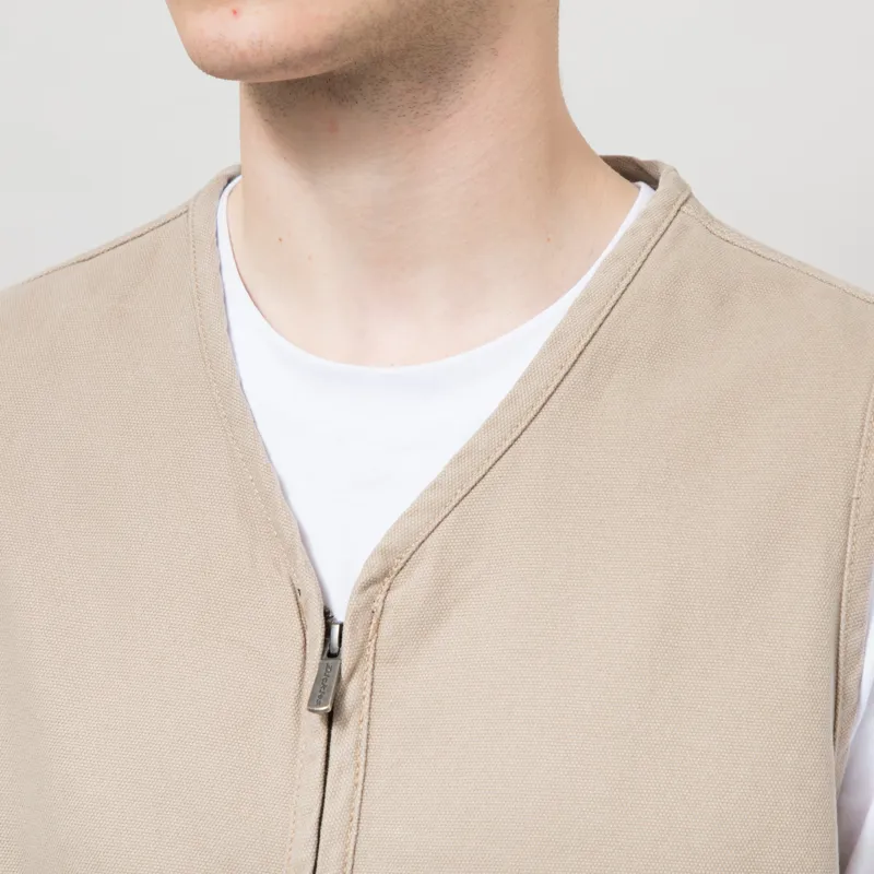 Dickies Canvas Summer Vest Desert Sand-5