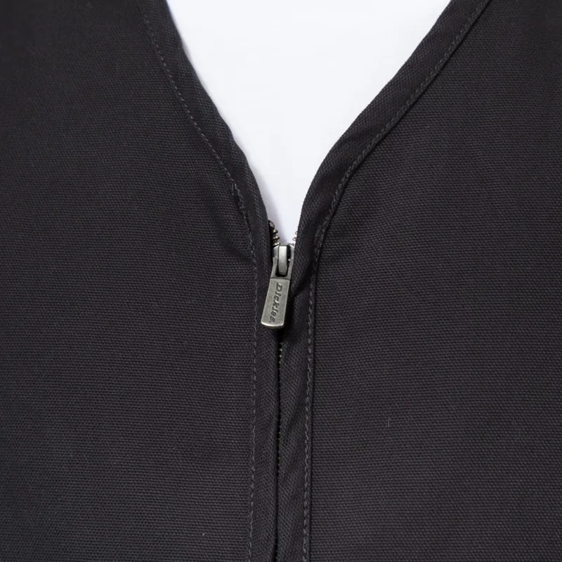 Dickies Canvas Summer Vest Black-5