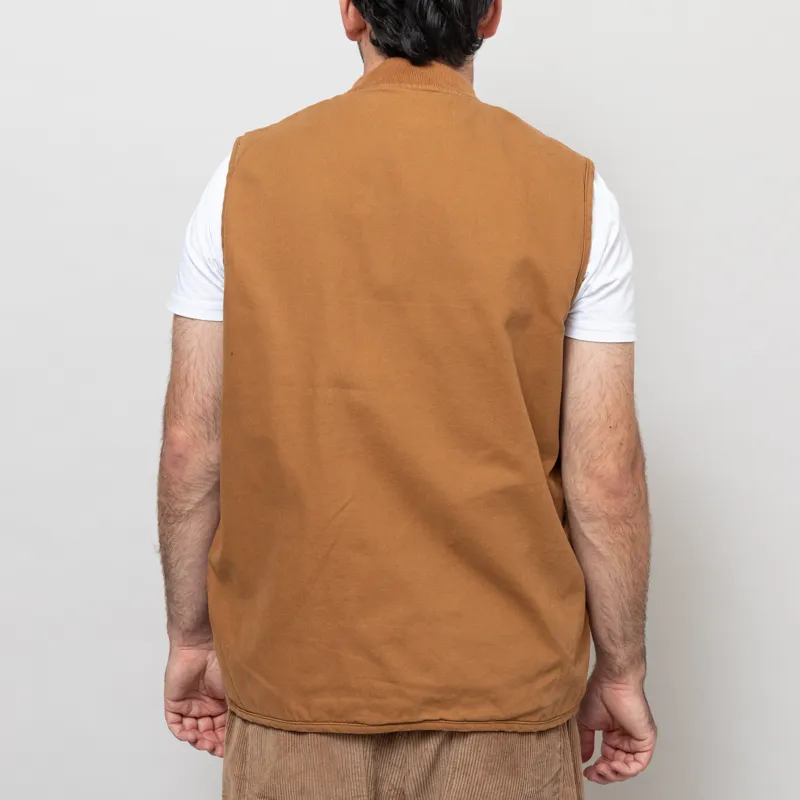 Dickies x Thrasher Vest Brown Duck-4